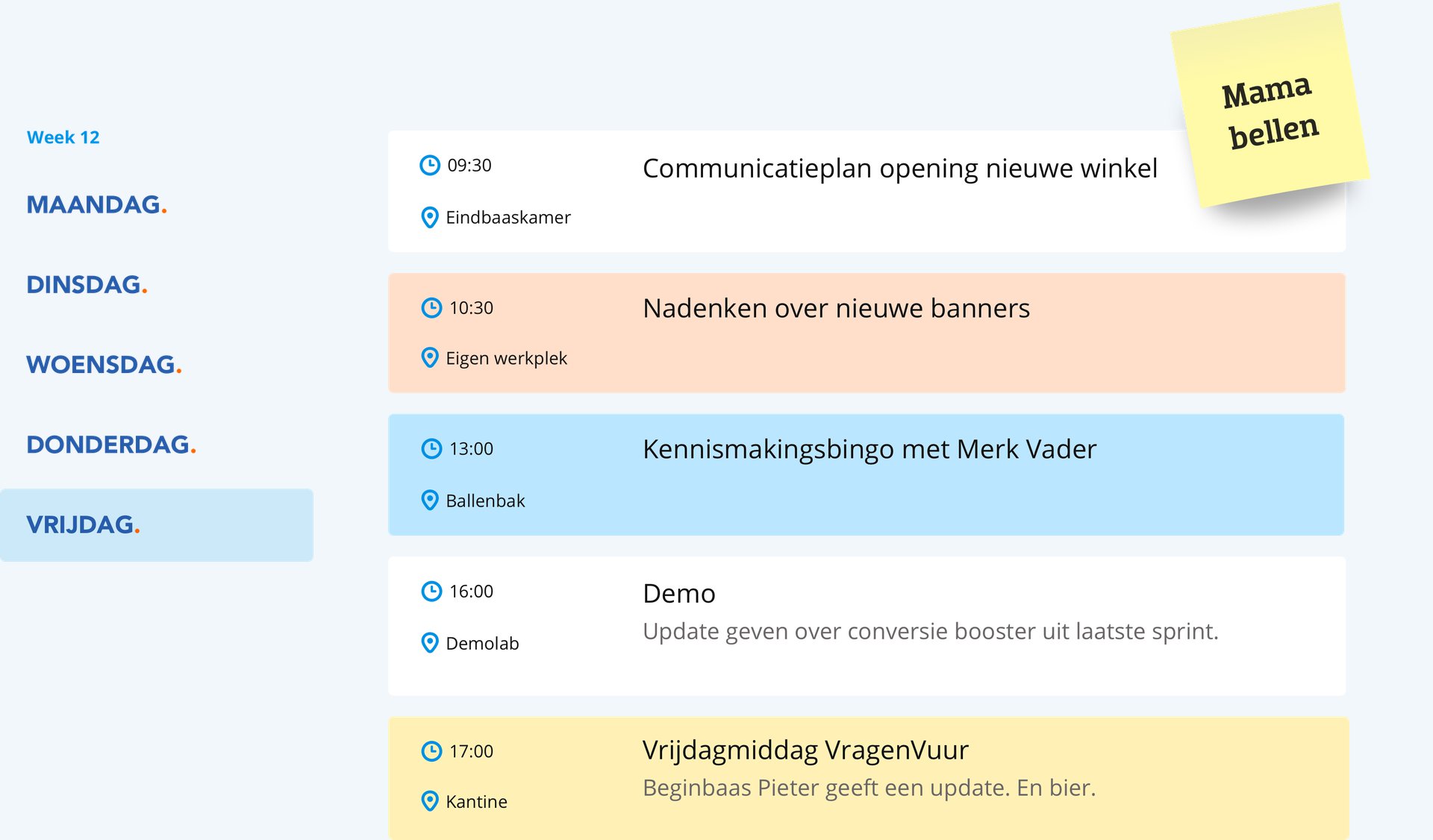 NL-Kalender HQ Marketing en Communicatie